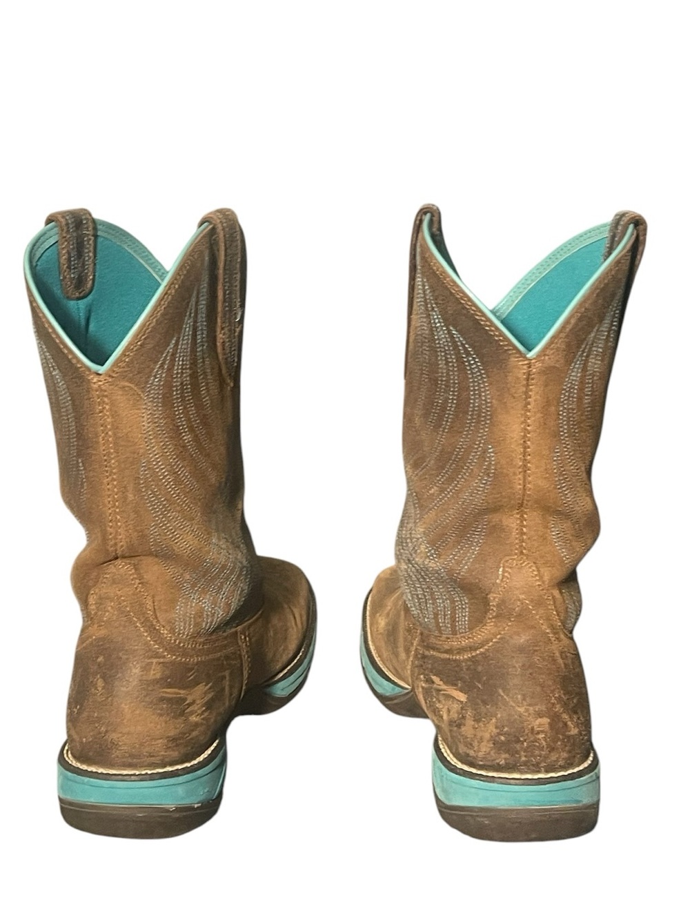 Ariat Anthem Distressed Java brown boots. Size 9B GUC - Picture 8 of 14
